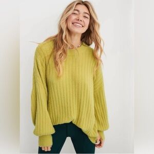 Aerie Buttercream Crew Sweater